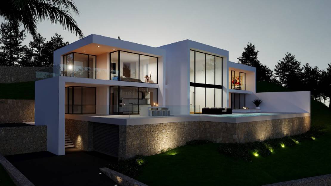 Modern villa for sale in Calpe