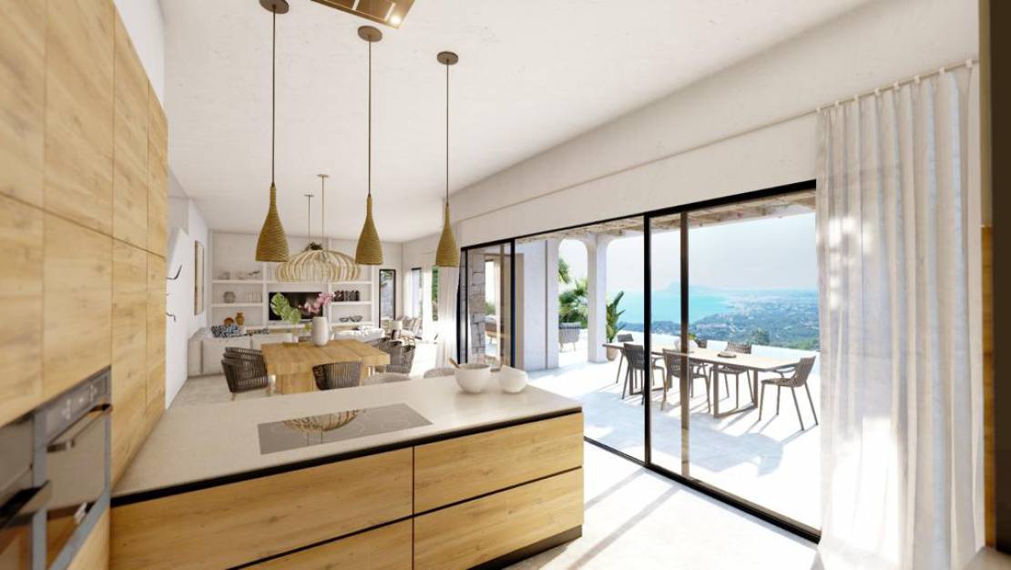 Moderne villa te koop in Altea met fantastisch uitzicht