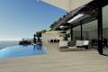 New build villa with sea views for sale in Calpe