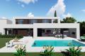 New build villa with sea views for sale in Calpe