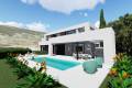 New build villa with sea views for sale in Calpe