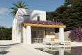 Nieuw gebouwde moderne villa met zeezicht te koop in Benissa