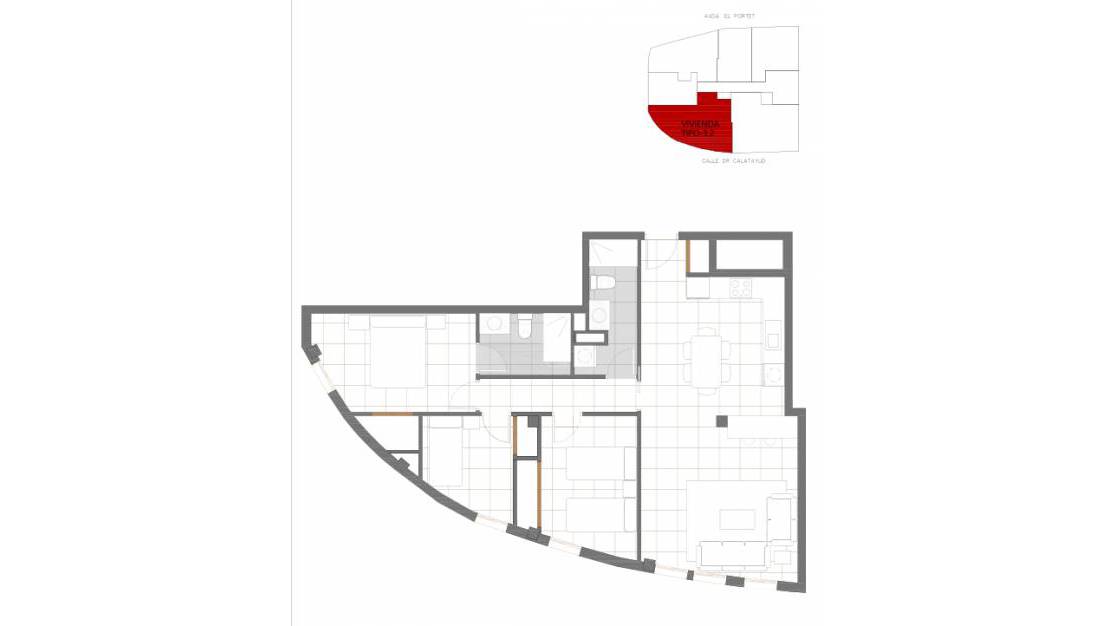 Nueva construcción - Apartamento - Moraira - Centre