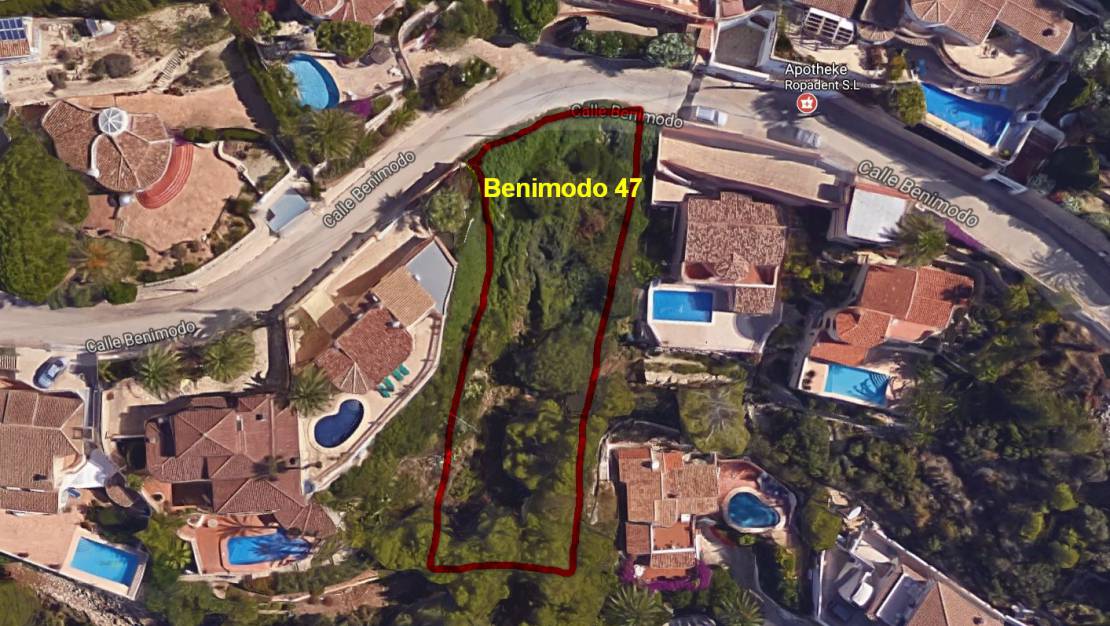 Sale - Building plot - Moraira - Benimeit