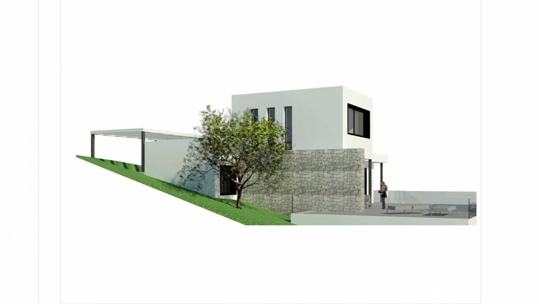 villa project in Urbanization Solana Pedreguer